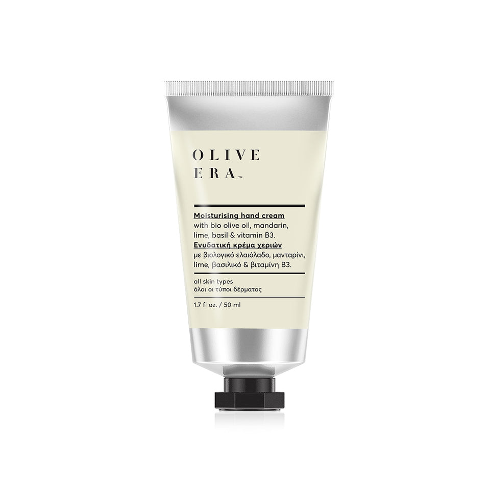 Hand cream with bio olive oil,B3, niacinamide, mandarine, lime & basil 50ml