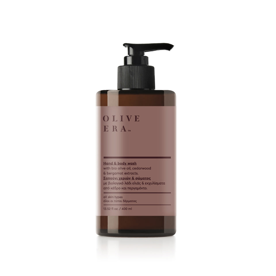 Hand & body wash with Cedarwood & Bergamot 400ml